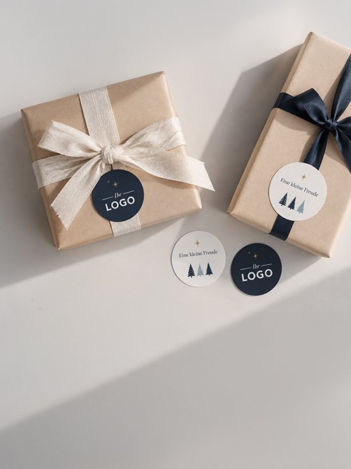 Geschenkaufkleber