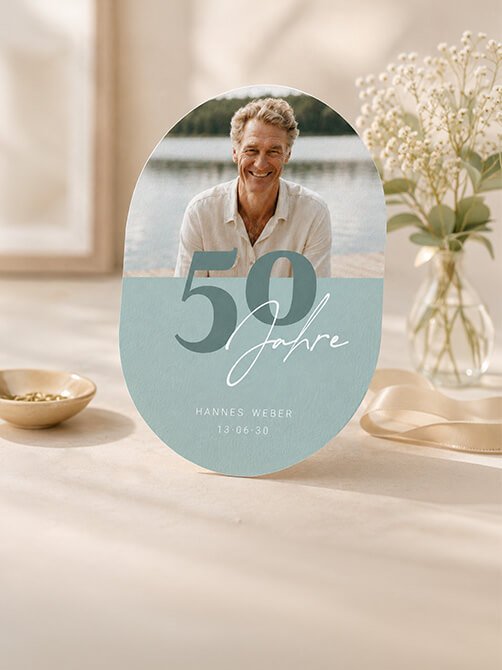 Einladungskarten 50. Geburtstag