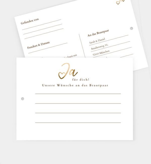 Ja · Mitten ins Herz