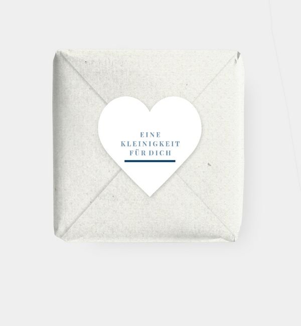 Geschenkaufkleber Herz