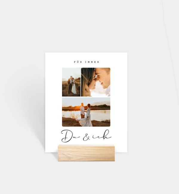 Tischnummern-Karte Polaroid