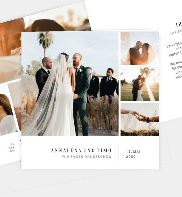 Klappkarte quadratisch