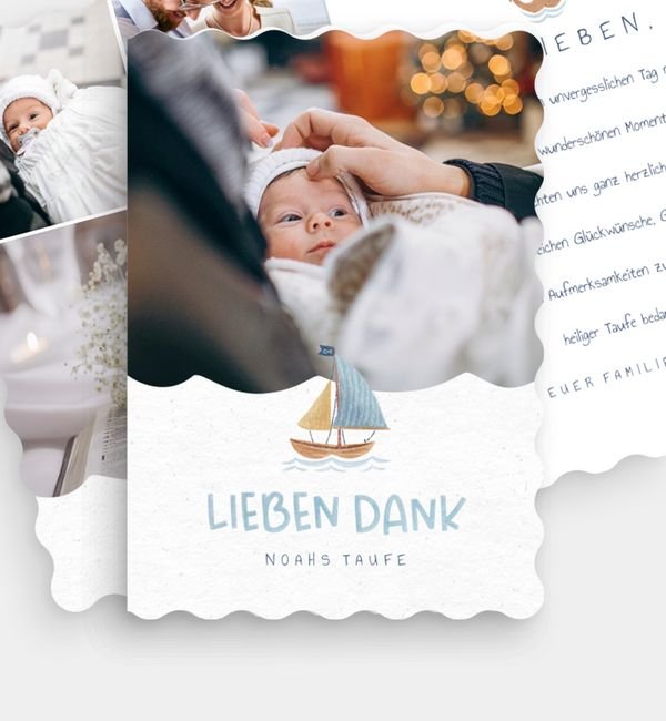 Klappkarte hoch
