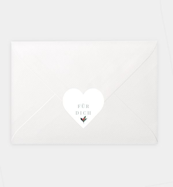 Siegelsticker Herz