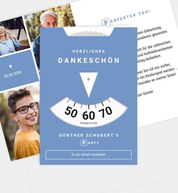 Klappkarte hoch