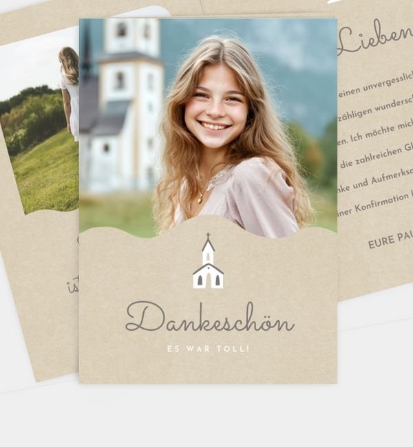 Klappkarte hoch