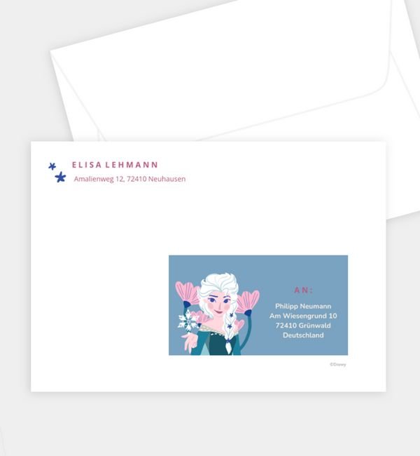 Briefumschlag gerade