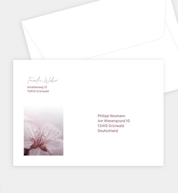 Briefumschlag gerade