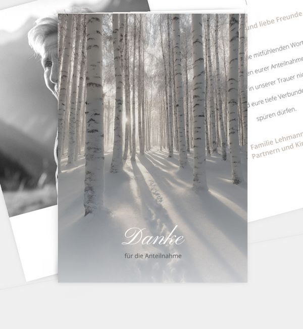 Winterlicher Abschied