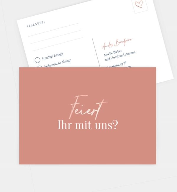 Postkarte quer