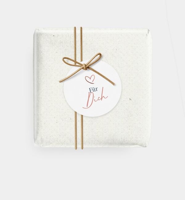 Geschenkanhänger rund