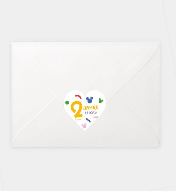 Siegelsticker Herz