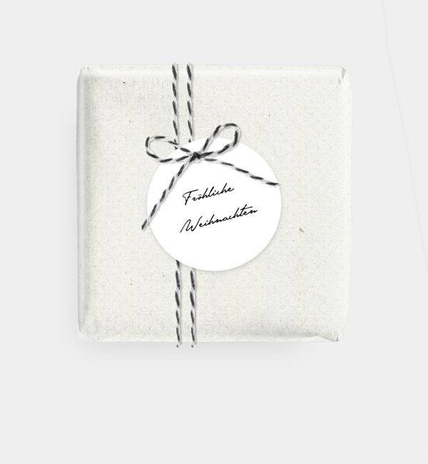 Geschenkanhänger rund