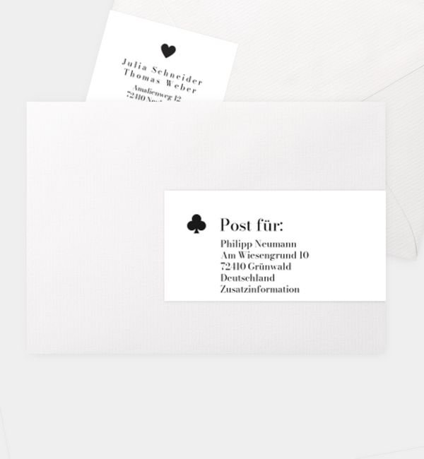 Kombi-Adressaufkleber