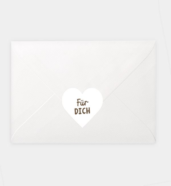 Siegelsticker Herz