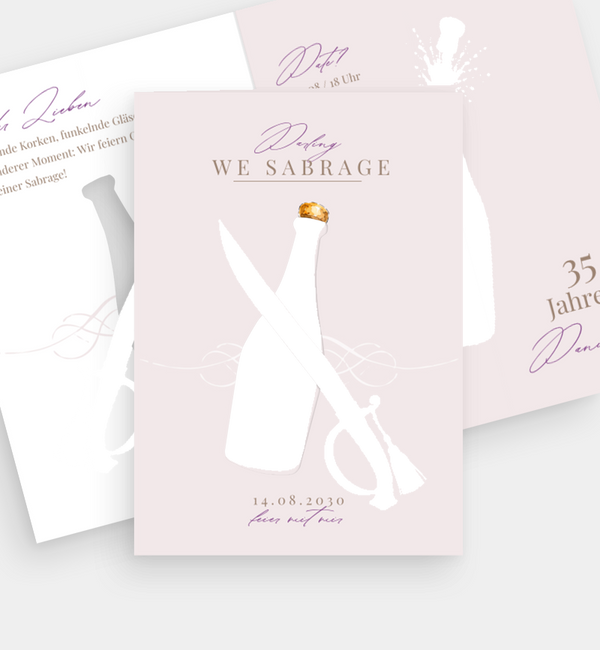Champagner Sabrage