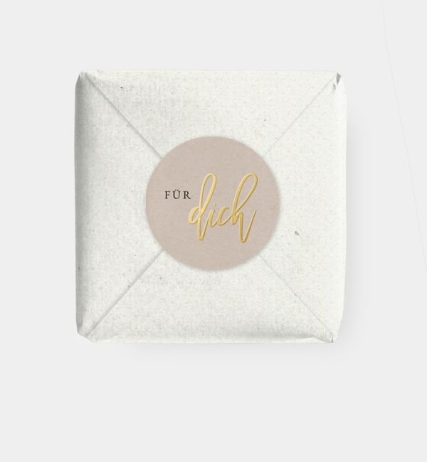 Geschenkaufkleber rund