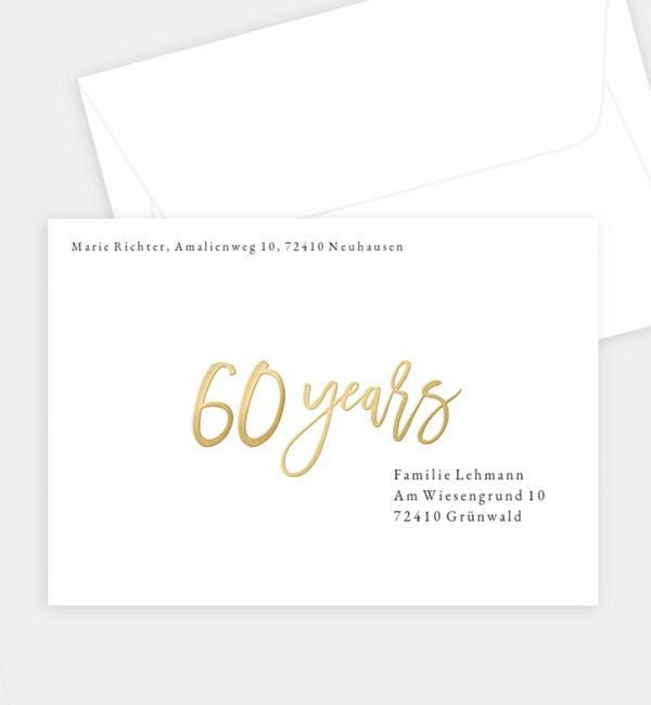 Briefumschlag gerade