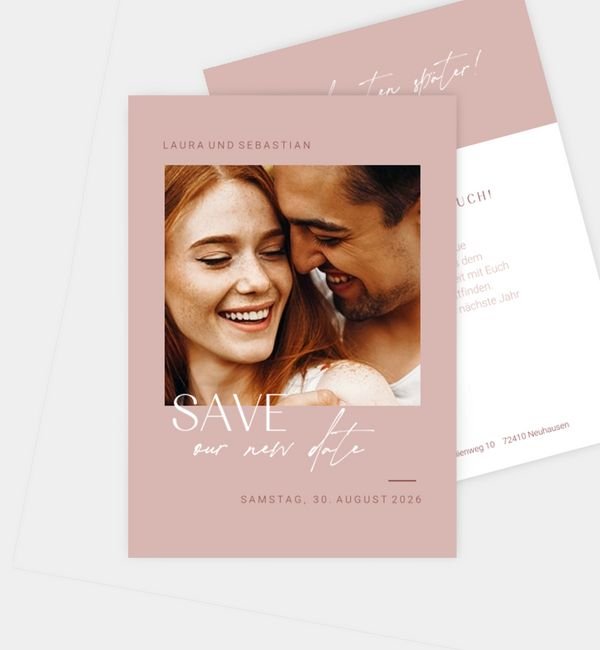 Postkarte hoch