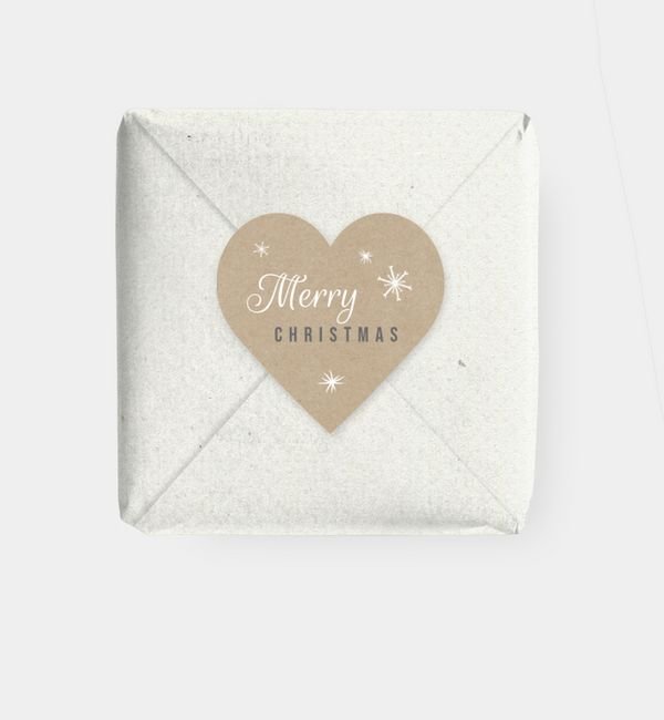 Geschenkaufkleber Herz