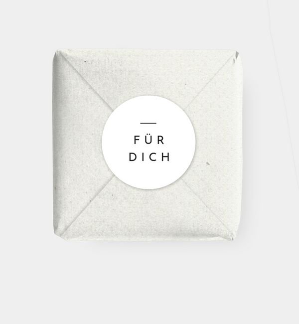 Geschenkaufkleber rund