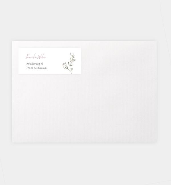 Absenderaufkleber
