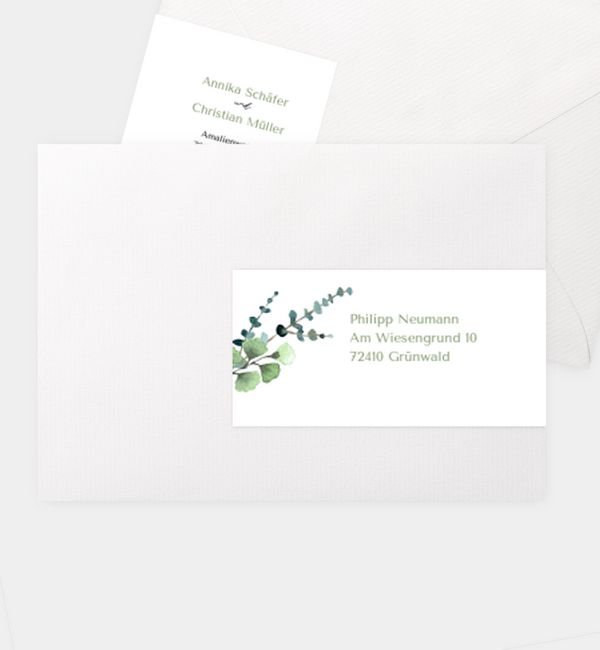 Kombi-Adressaufkleber