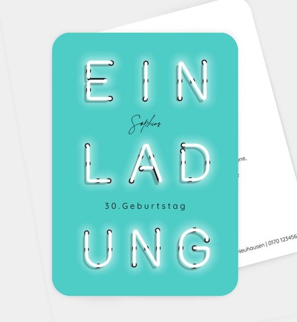Postkarte hoch