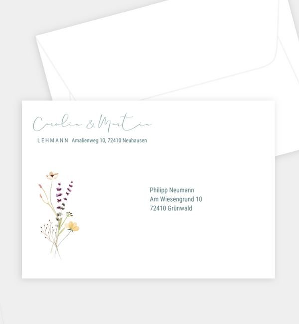 Briefumschlag gerade