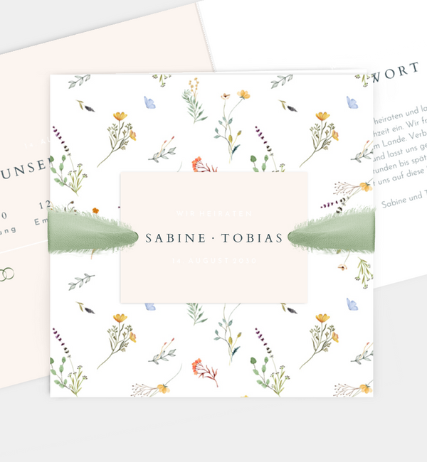 Allover floral print