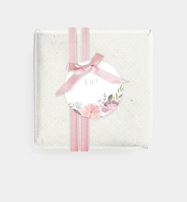 Geschenkanhänger rund