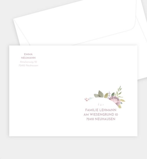 Briefumschlag gerade