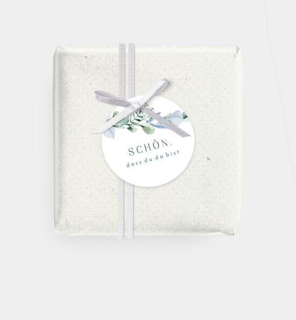 Geschenkanhänger rund