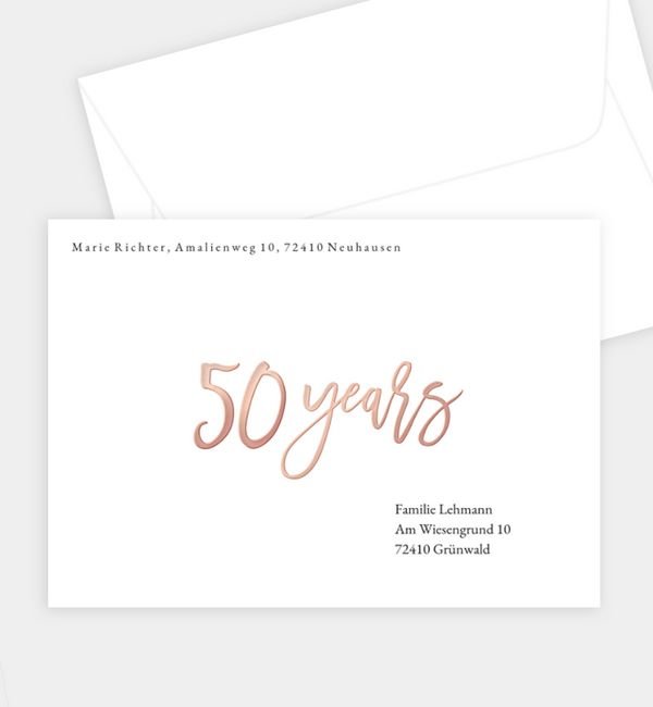 Briefumschlag gerade