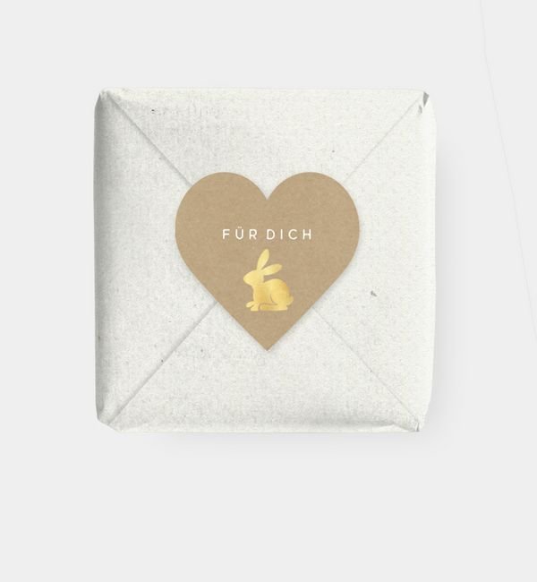 Geschenkaufkleber Herz