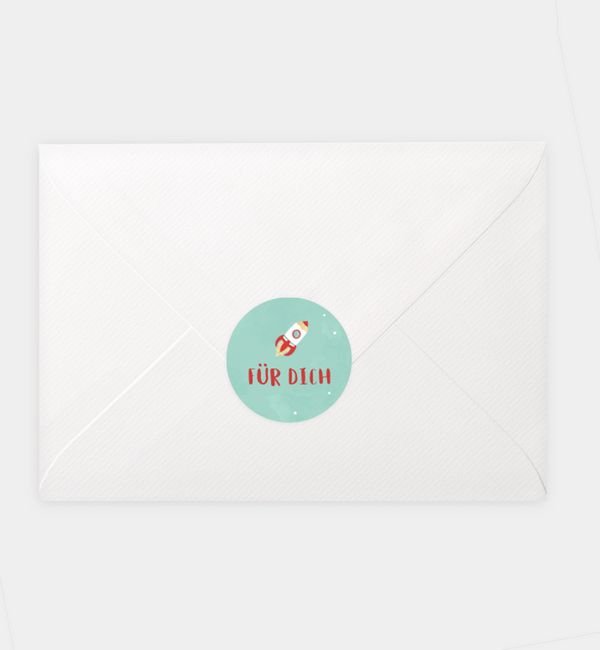 Siegelsticker rund