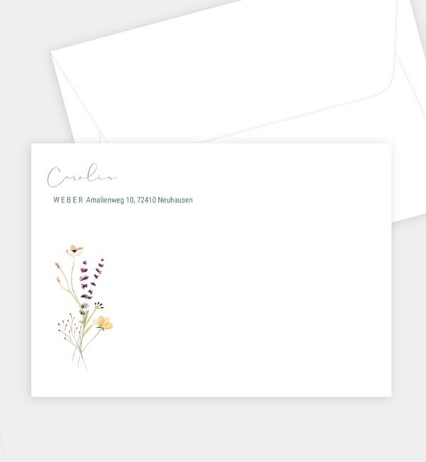 Briefumschlag gerade