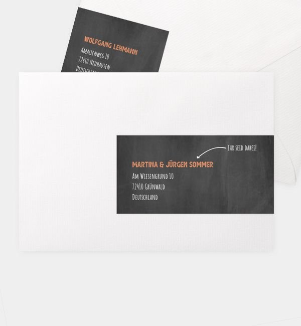 Kombi-Adressaufkleber