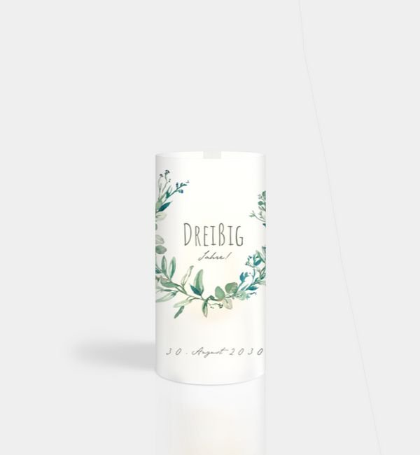 Windlichtkarte klein