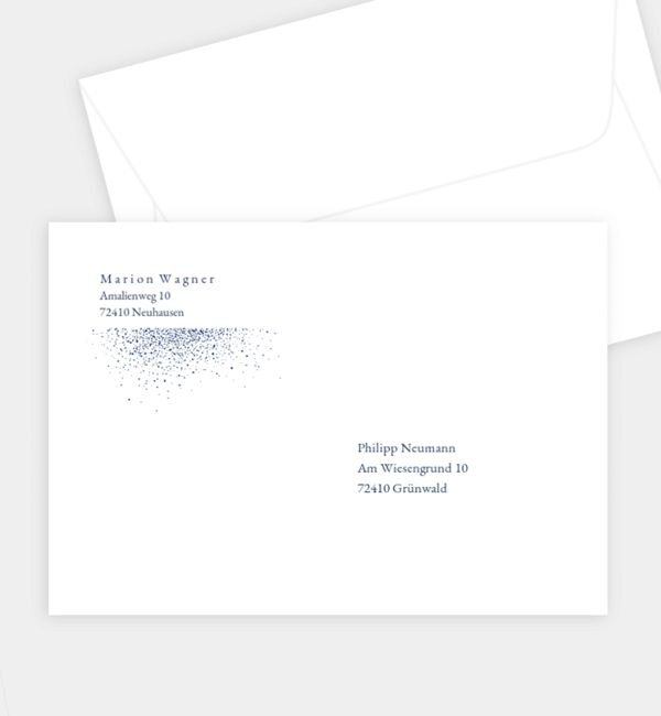 Briefumschlag gerade