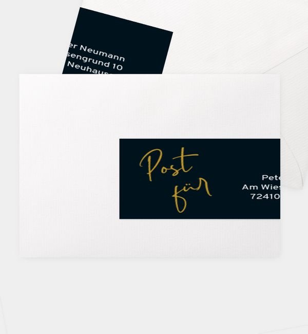 Kombi-Adressaufkleber