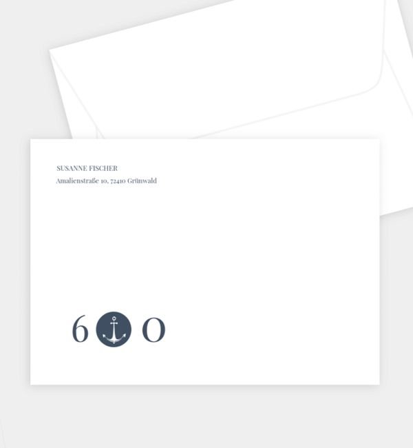 Briefumschlag gerade