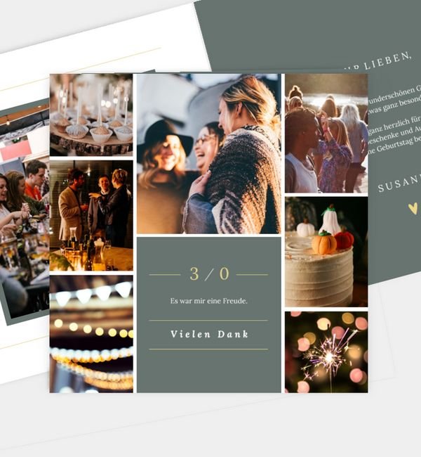 Klappkarte quadratisch