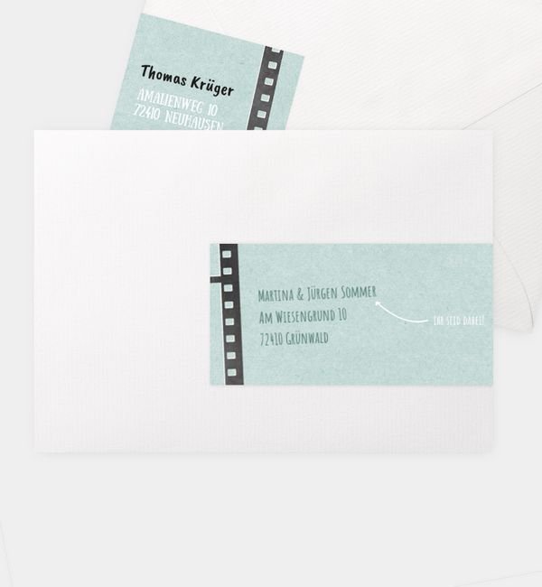 Kombi-Adressaufkleber