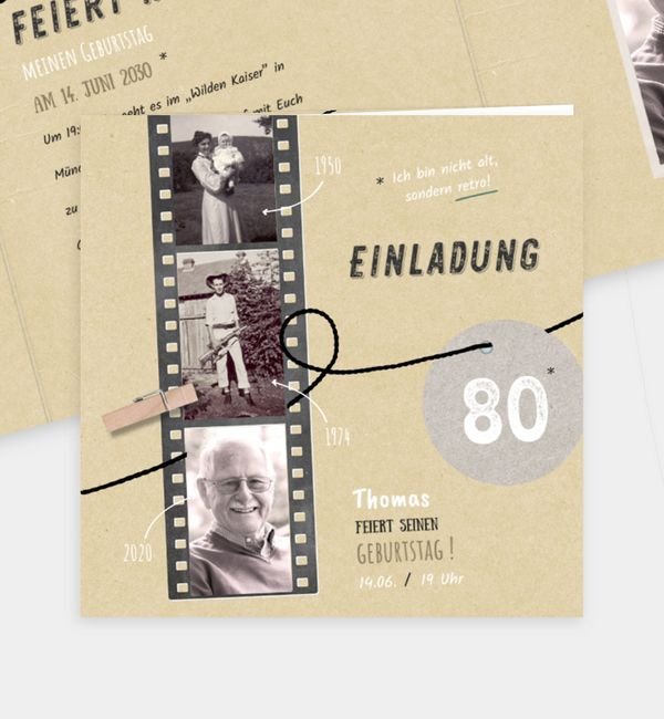 Doppel-Klappkarte quadratisch