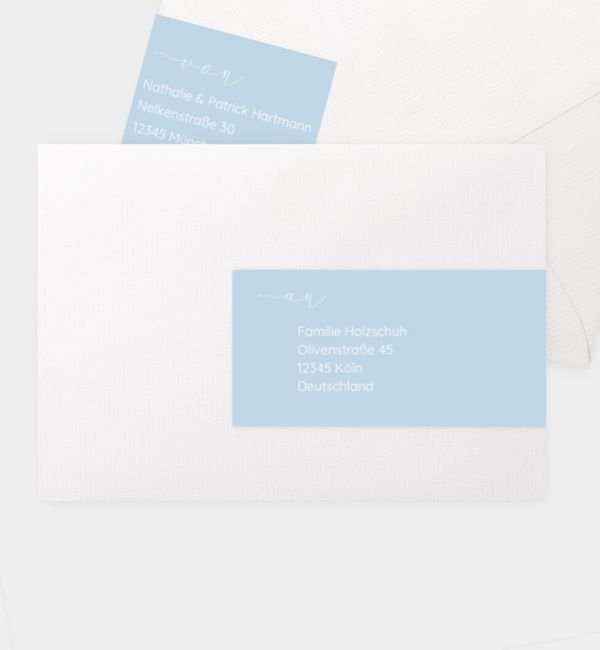 Kombi-Adressaufkleber