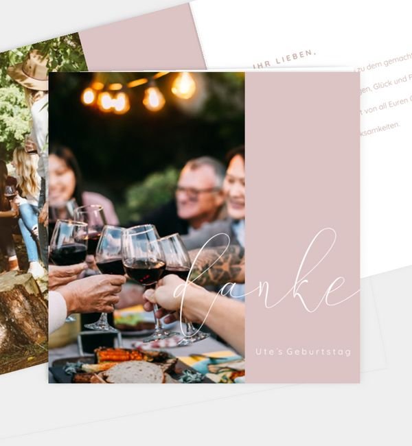 Klappkarte quadratisch