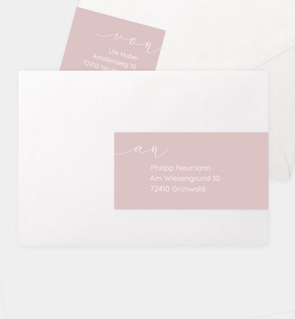 Kombi-Adressaufkleber