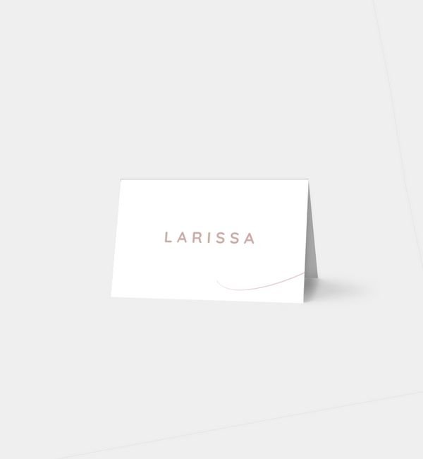 Tischklappkarte quer, horizontale Faltung