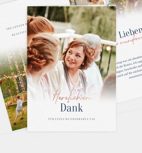 Klappkarte hoch